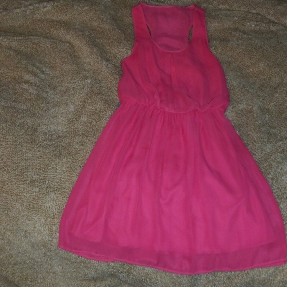 Open back dress